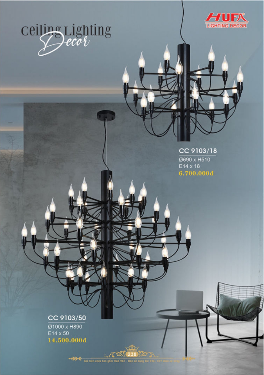 Bảng giá đèn trang trí HUFA